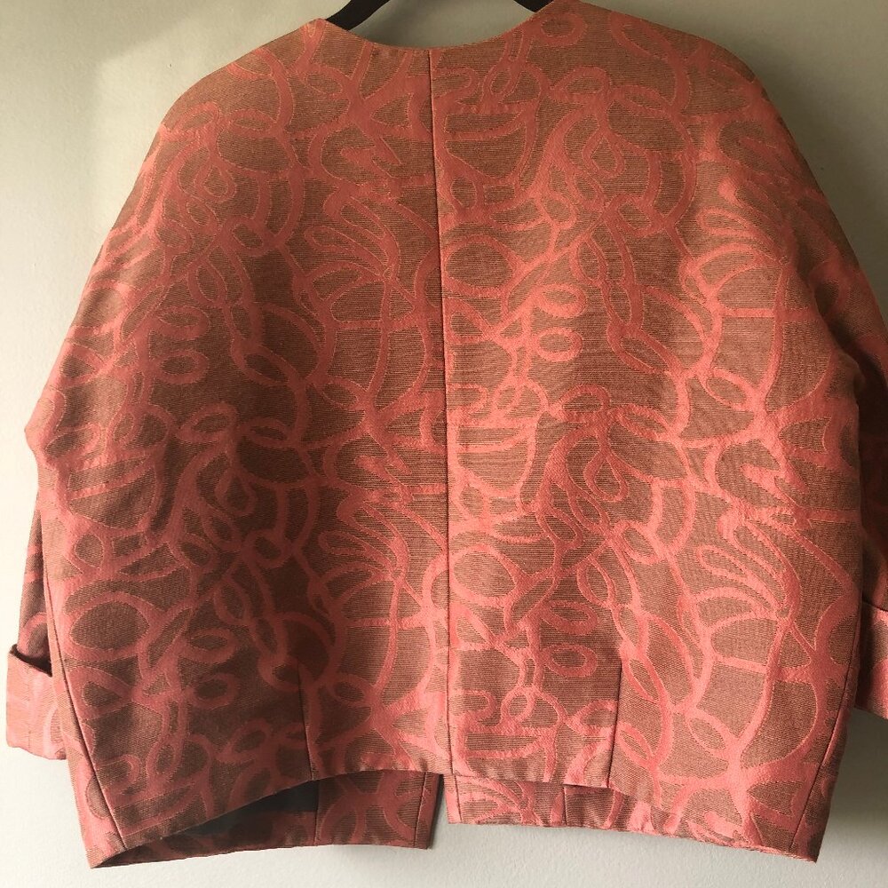 Nic + Zoe | Orange Jacquard Jacket - Picture 7 of 8